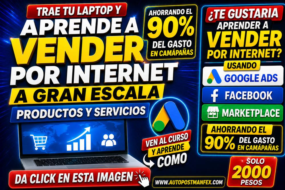 Aprende a vender por internet a gran escala — diplomado marketing digital Monterrey